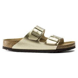 Birkenstock: Золотые сандалии Arizona BS