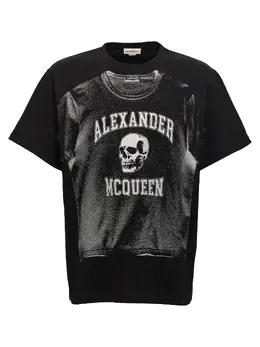 Alexander Mcqueen: Футболка с принтом 