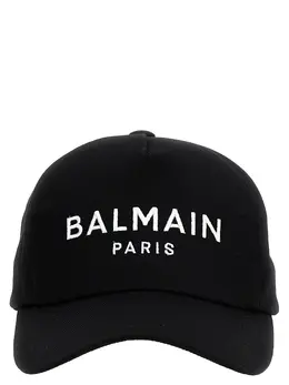 Balmain: Белая кепка 