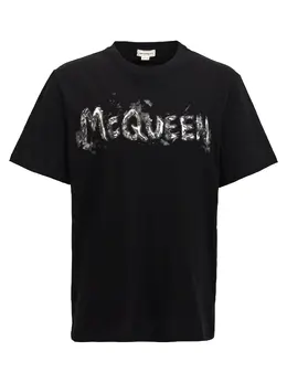 Alexander Mcqueen: Футболка с принтом 