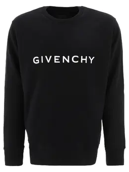 Givenchy: Чёрный свитшот 