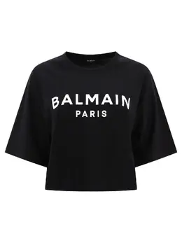 Balmain: Хлопковая футболка 