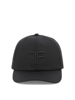 Tom Ford: Чёрная кепка  Logo