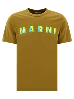 Marni: Хлопковая футболка 