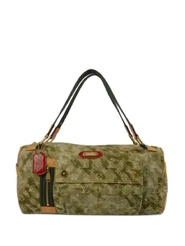 Louis Vuitton Pre-Owned: Зелёная сумка