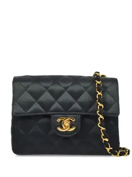 CHANEL Pre-Owned: Чёрная сумка 