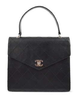 CHANEL Pre-Owned: Чёрная сумка 