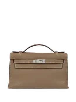 Hermès Pre-Owned: Серебристая сумка 