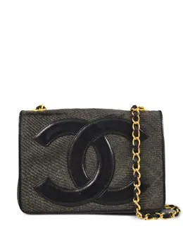 CHANEL Pre-Owned: Чёрная сумка 