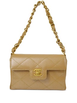 CHANEL Pre-Owned: Коричневая сумка 