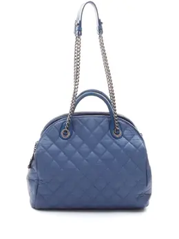 CHANEL Pre-Owned: Голубая сумка 