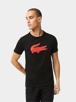 Lacoste: Чёрная футболка 