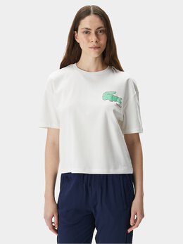 Lacoste: Белая футболка 