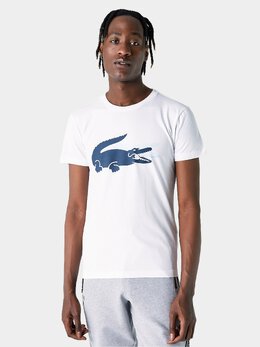 Lacoste: Белая футболка 