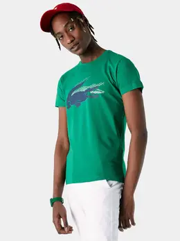 Lacoste: Зелёная футболка 