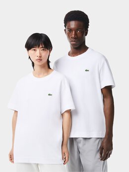 Lacoste: Белая футболка 