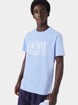 Lacoste: Синяя футболка 