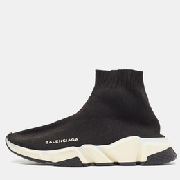 Balenciaga: Чёрные кроссовки  Speed Trainer