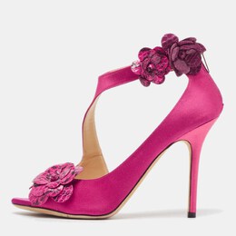 Jimmy Choo: Розовые сандалии 