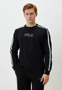 Fila: Чёрный свитшот 