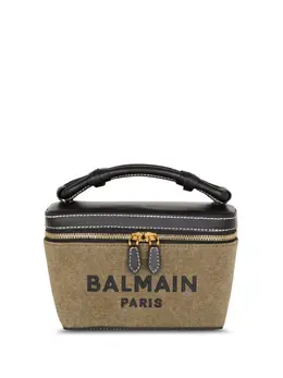 Balmain: Сумка  B-Army цвета хаки