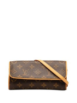 Louis Vuitton Pre-Owned: Коричневая сумка через плечо