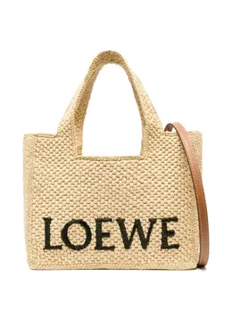 LOEWE: Светлая сумка-шоппер 