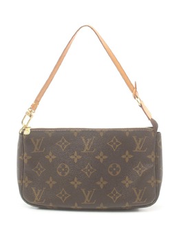 Louis Vuitton Pre-Owned: Коричневый клатч 