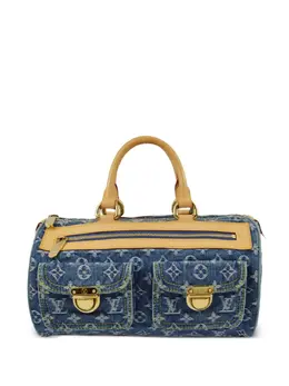 Louis Vuitton Pre-Owned: Голубая сумка 