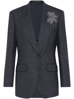 Brunello Cucinelli: Жакет с растительным принтом 