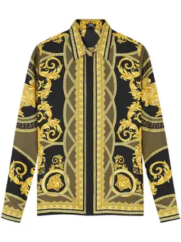 Versace: Шёлковая рубашка  La Coupe des Dieux