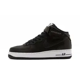 Nike: Чёрные кеды  Air Force 1