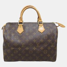 Louis Vuitton: Коричневая сумка  Speedy