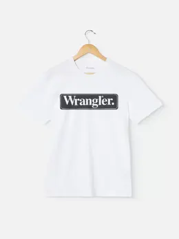 Wrangler: Белая футболка 