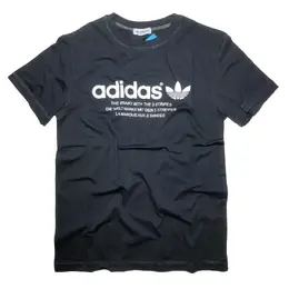 Adidas: Чёрная футболка  Originals