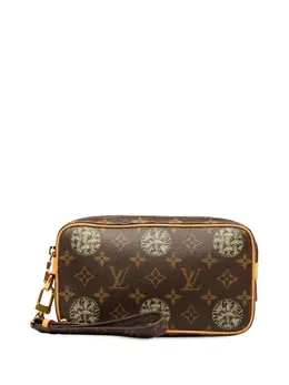 Louis Vuitton Pre-Owned: Коричневый клатч 