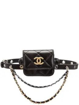 CHANEL Pre-Owned: Чёрная сумка 