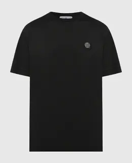 Stone Island: Чёрная футболка 