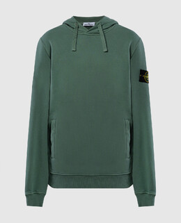 Stone Island: Зелёная толстовка 