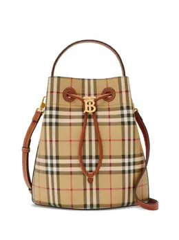 Burberry: Коричневая сумка  TB