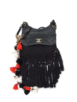 CHANEL Pre-Owned: Чёрная сумка 