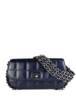 CHANEL Pre-Owned: Синяя сумка 