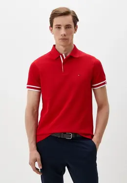 Tommy Hilfiger: Красное поло 