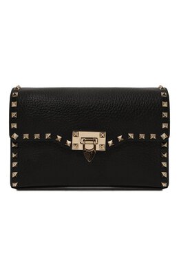 Valentino: Чёрная сумка  Rockstud Small