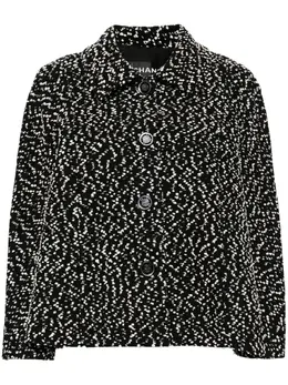 CHANEL Pre-Owned: Твидовая куртка 