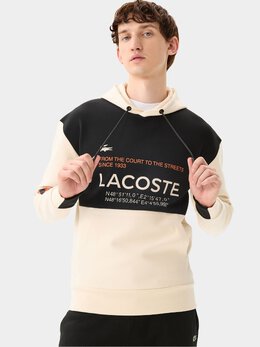 Lacoste: Бежевая толстовка 