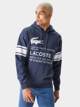 Lacoste: Тёмная толстовка 