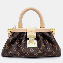 Louis Vuitton: Коричневый клатч 