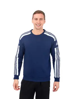 Adidas: Синий свитшот 