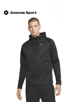 Nike: Чёрная толстовка 